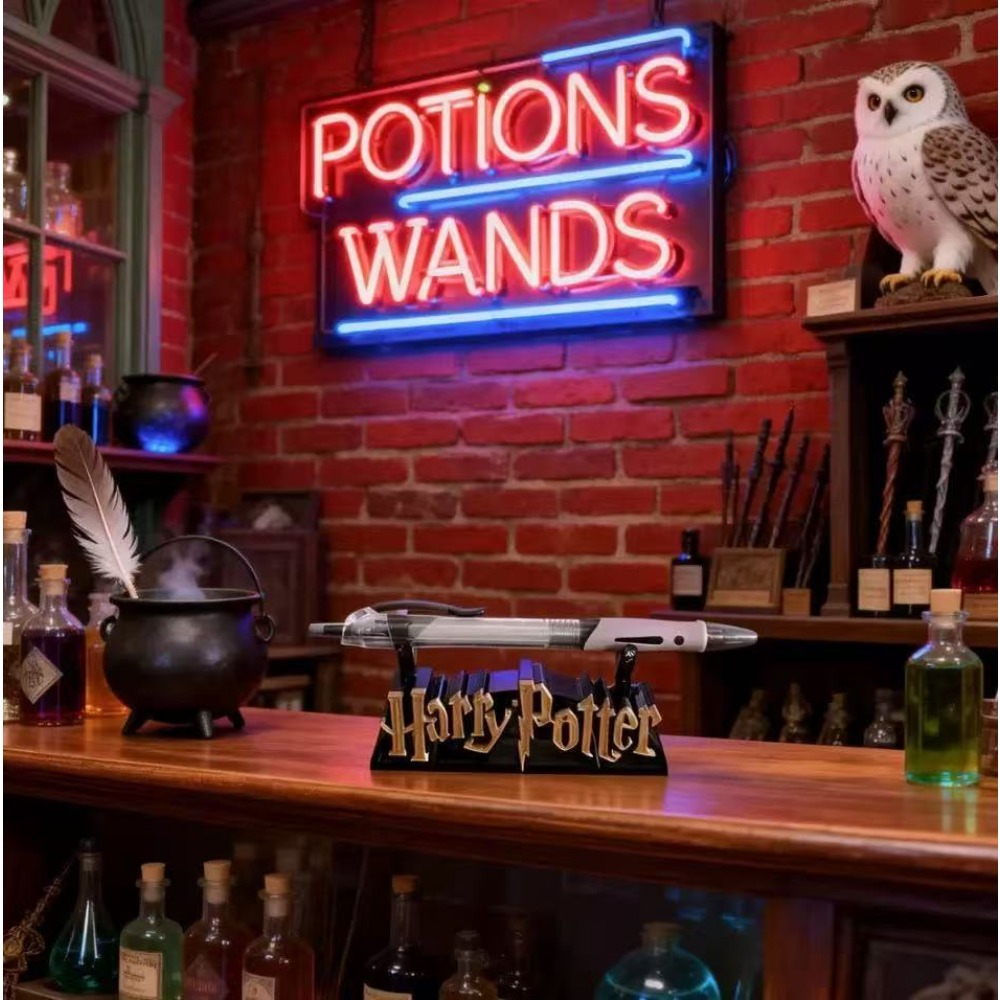 Desk Setup Productivity - Neuer Harry Potter Zauberstift- und Zauberstab-Ausstellungsständer,