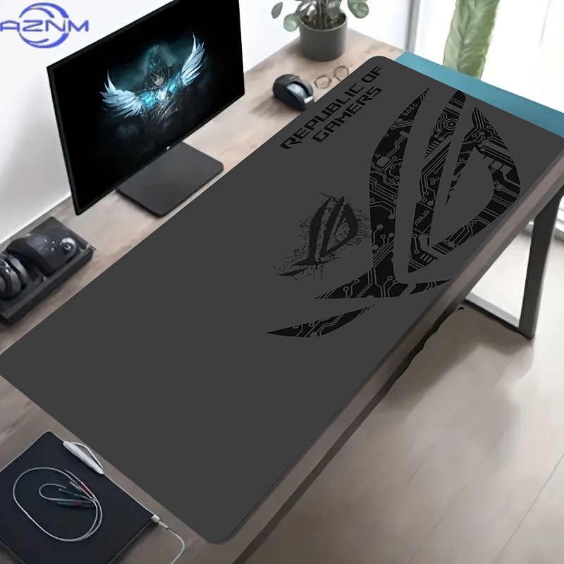 Desk Setup Gaming Pc - 1 Stück Großes Gaming-Mauspad mit ROG-Leiterplatten-Design,
