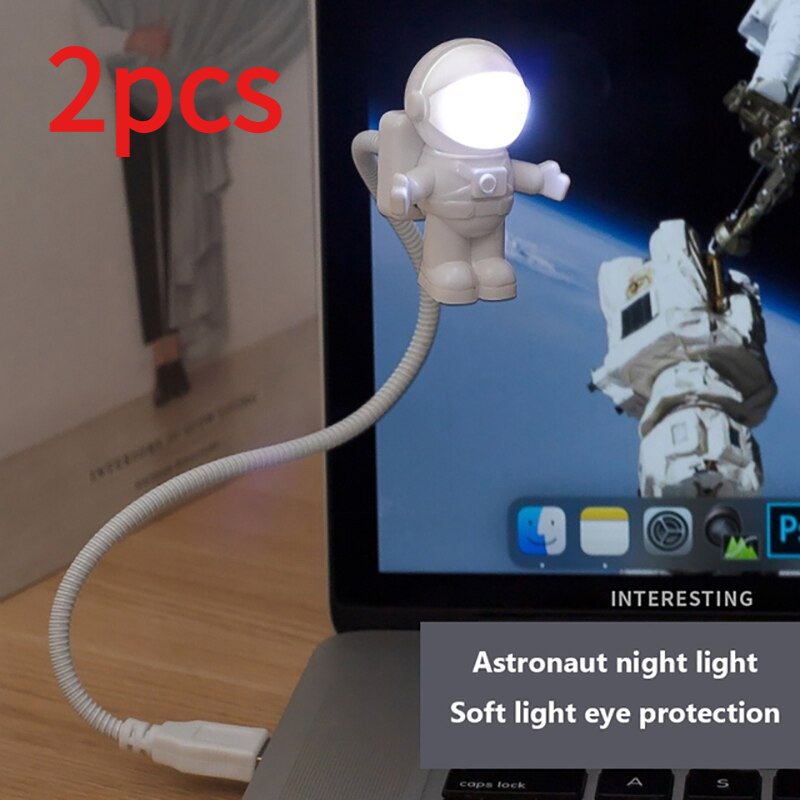 Led Desk Light Usb - 2 Stück Astronauten USB-Nachtlicht mit Sprachsteuerung