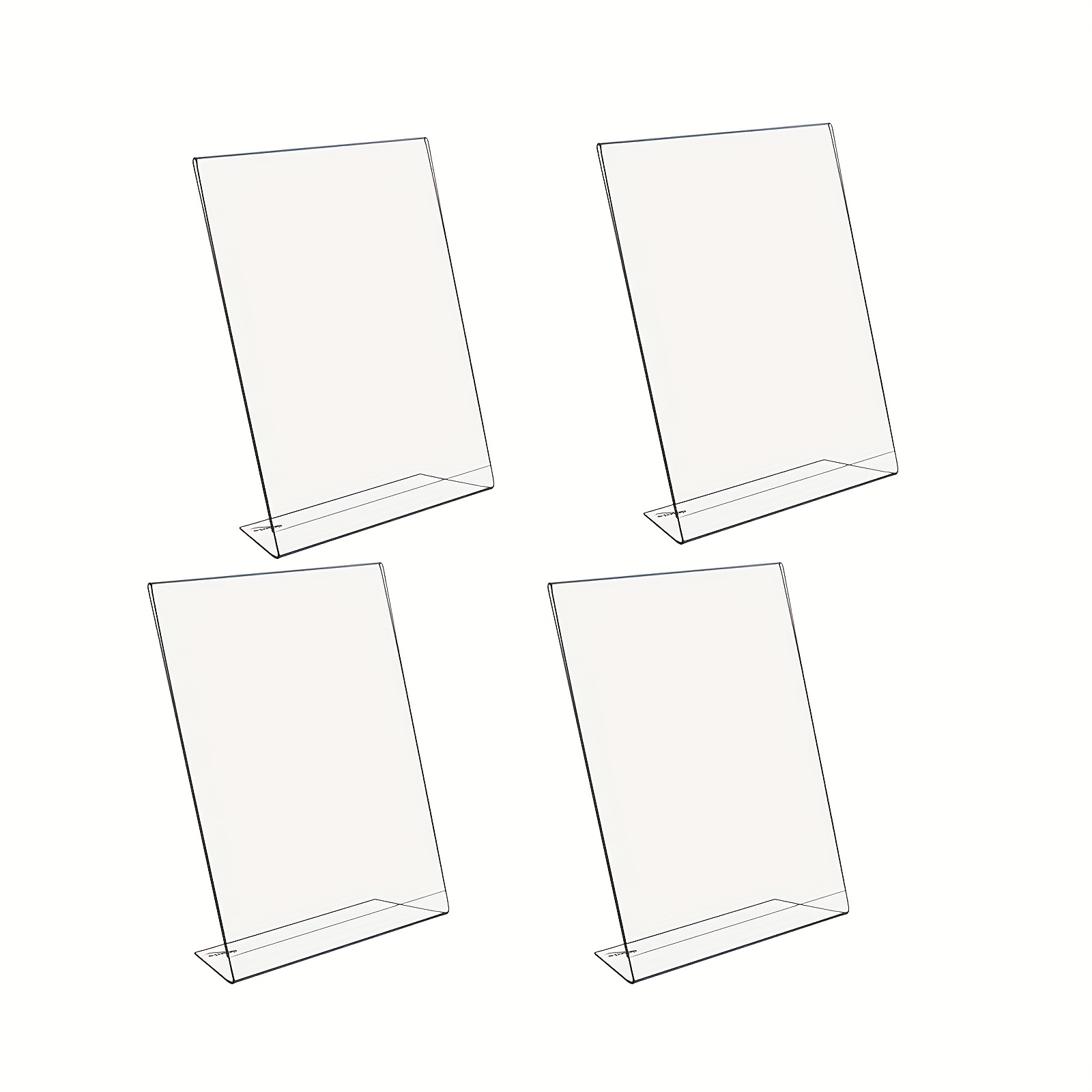 4 Stück Transparente Menühalte – Desk Setup Poster Bewertung und Preis
