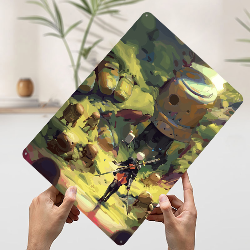 Nier Automata: 2B im Wald Meta – Desk Setup Poster Bewertung und Preis