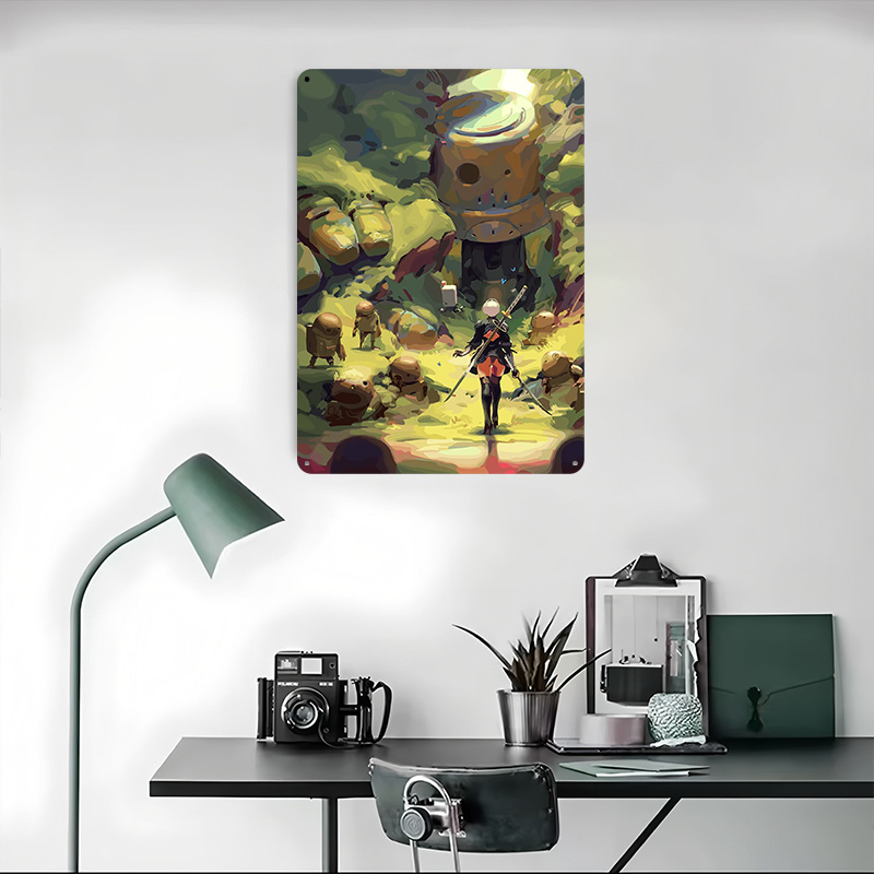 Nier Automata: 2B im Wald Meta – Desk Setup Poster Bewertung und Preis