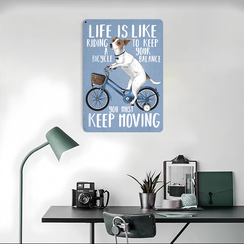 Das Leben Ist Wie Ein Fahrradt – Desk Setup Poster Bewertung und Preis