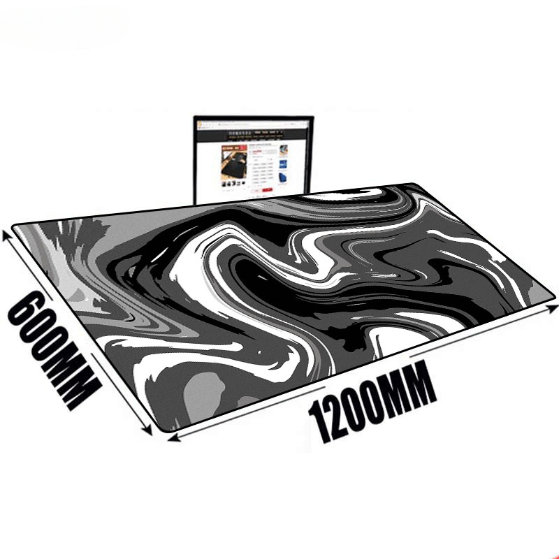 Große Matte Mauspad Fluid Art  – Desk Setup Pc And Laptop Bewertung und Preis