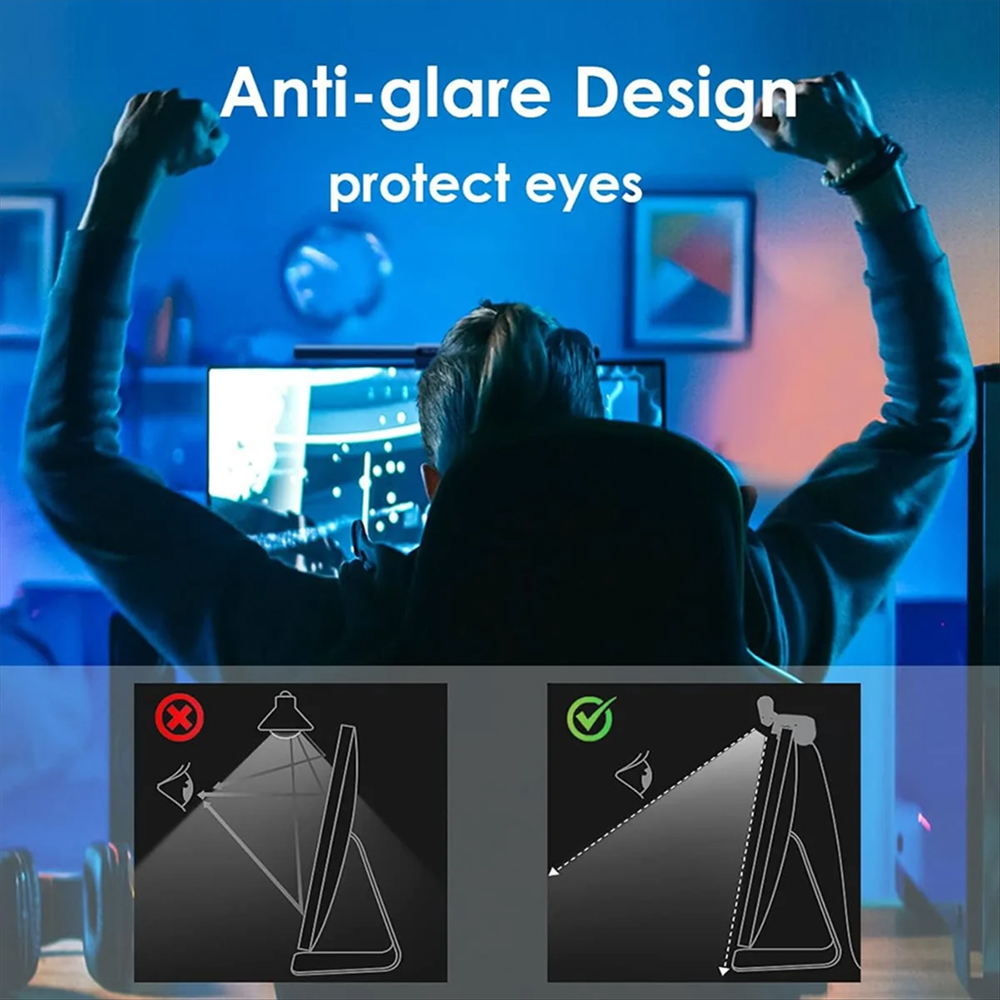 2 Stück RGB-Monitor-Lichtleist – Desk Setup No Monitor Bewertung und Preis