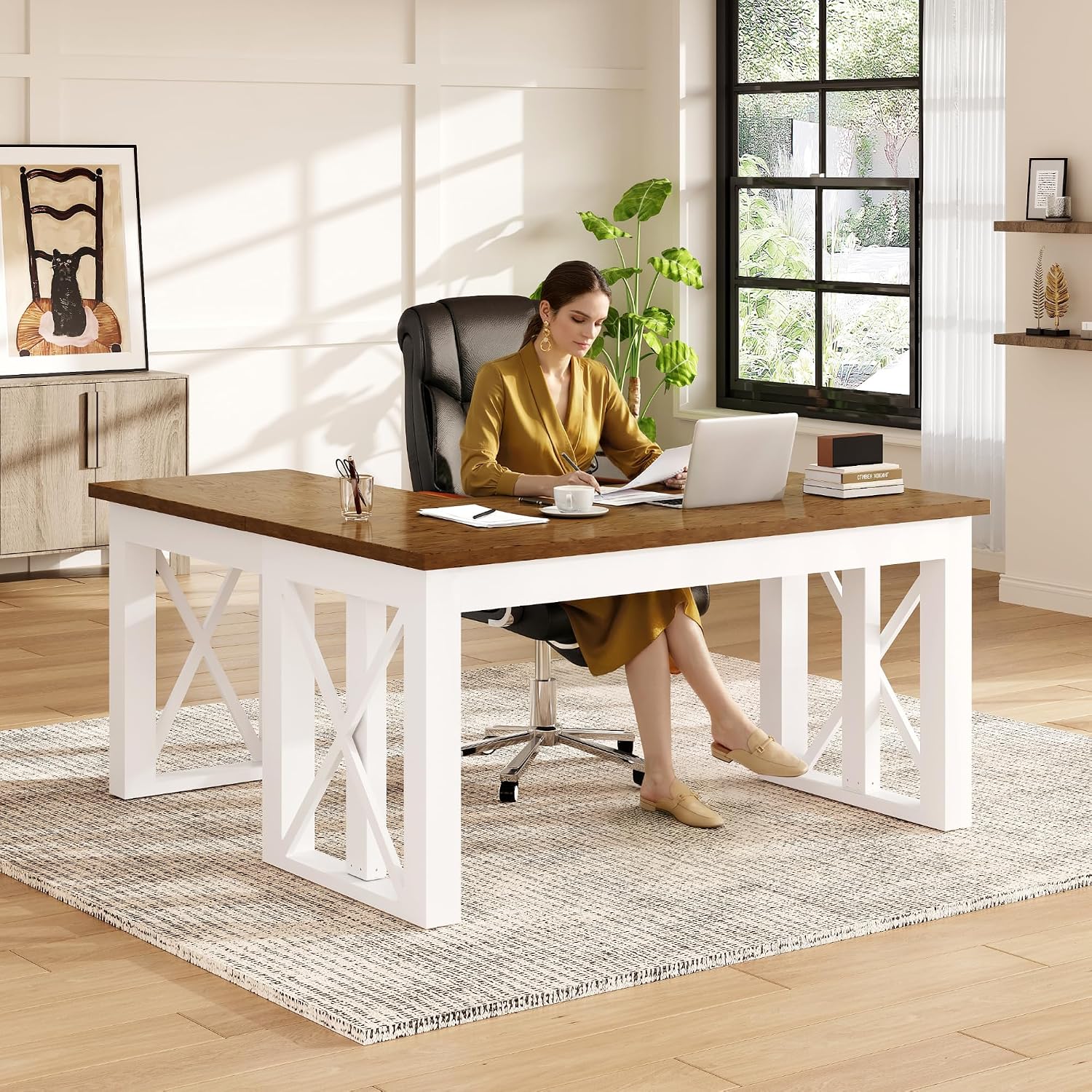 L-förmiger Stehschreibtisch mi – Desk Setup L Shaped Bewertung und Preis