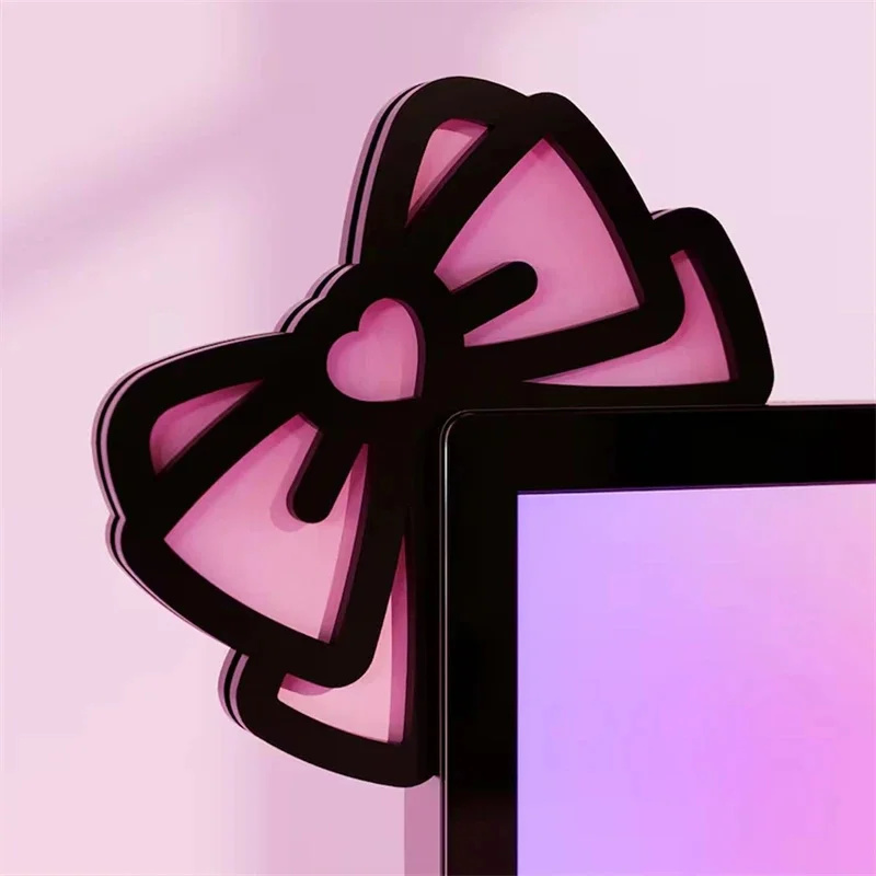 Kawaii rosa Acryl Schleife Mon – Desk Setup Gaming Pc Bewertung und Preis