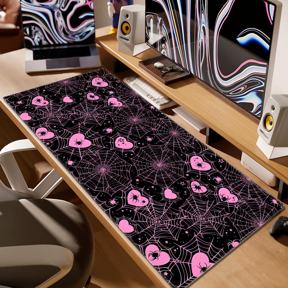 90x40 Weiße oder Rosa Spinnenn – Desk Setup Productivity Bewertung und Preis