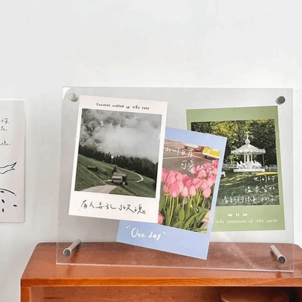 Neuer Transparenter Acryl-Foto – Desk Setup Poster Bewertung und Preis