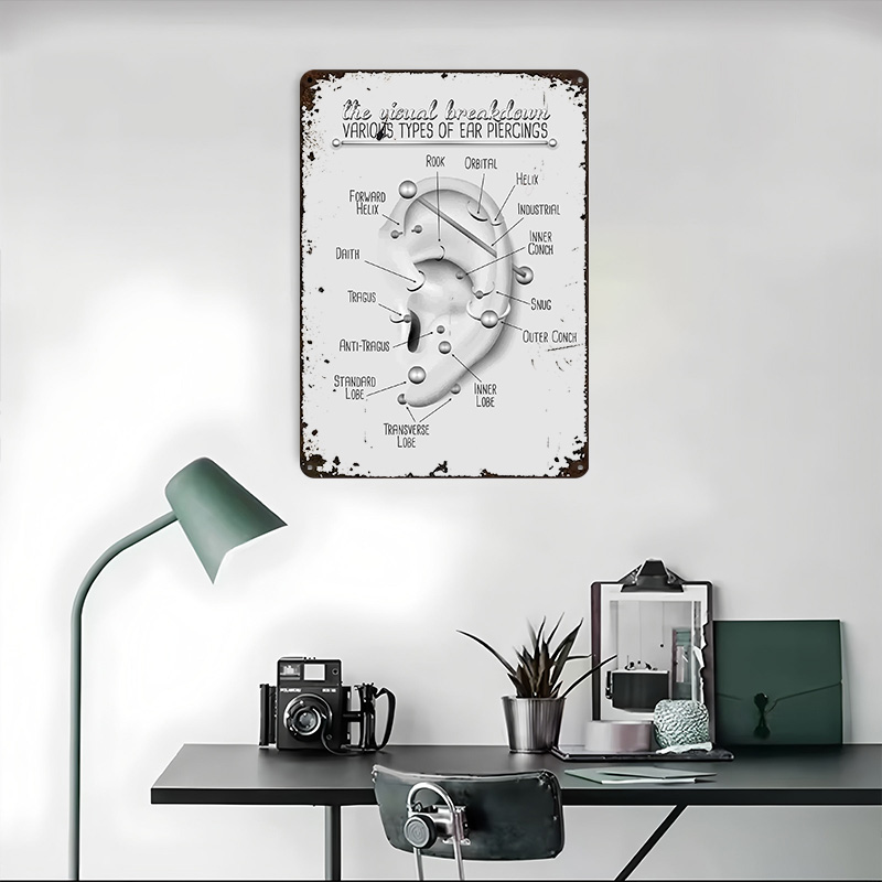 Ohrlochstechkarte Metallposter – Desk Setup Poster Bewertung und Preis