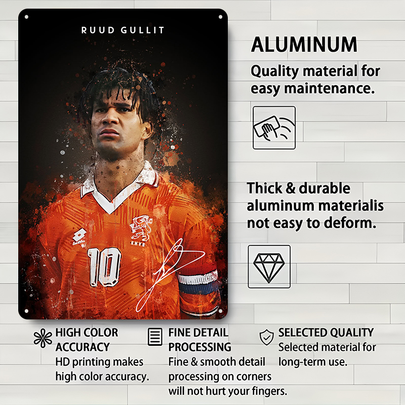 Ruud Gullit Fußballspieler Wan – Desk Setup Poster Bewertung und Preis