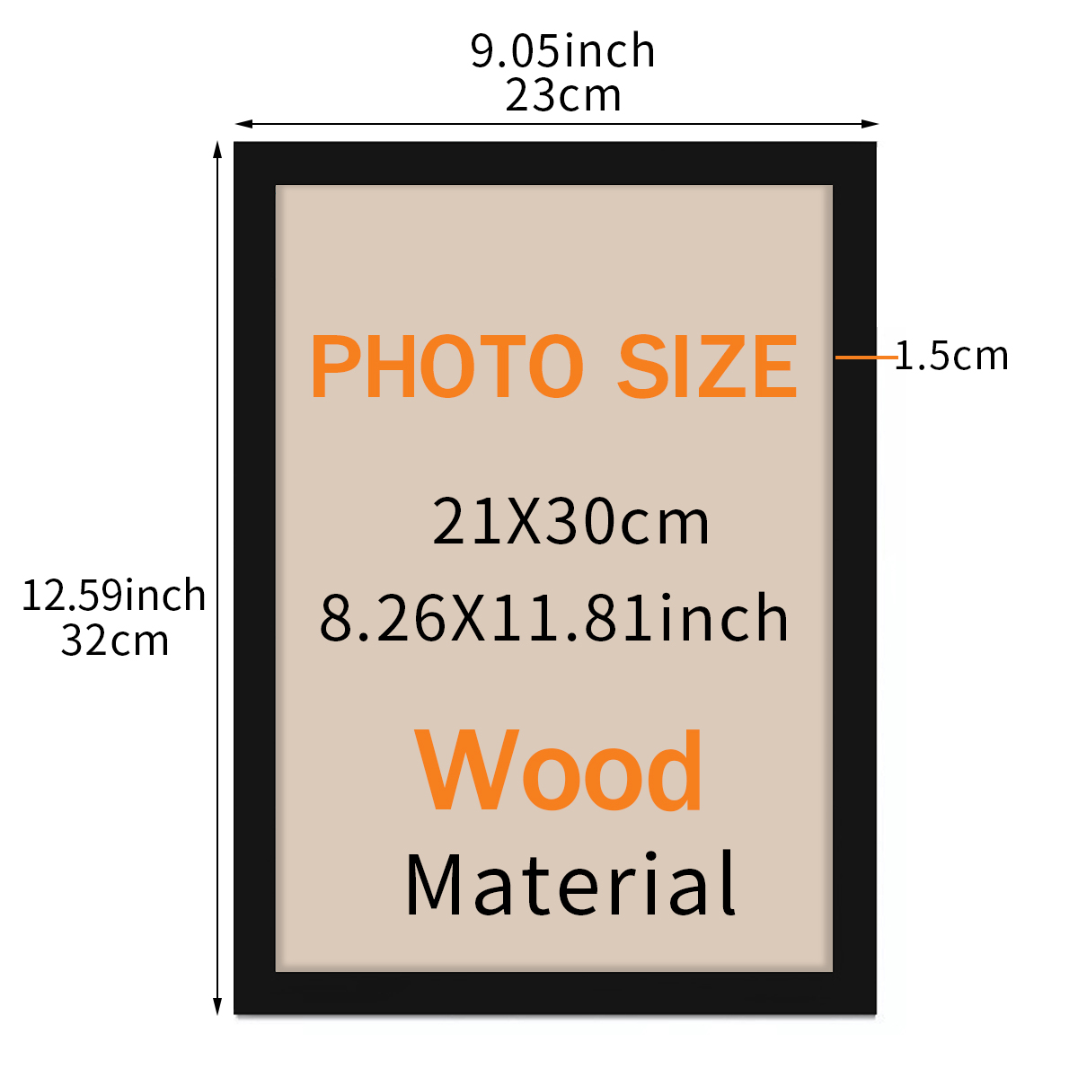 A4 Holz-Bilderrahmen Anime Ber – Desk Setup Poster Bewertung und Preis
