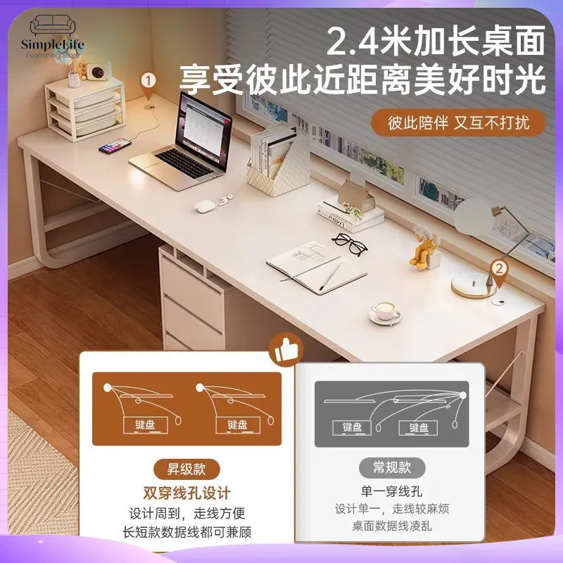 Doppelter Computertisch für Ho – Desk Setup L Shaped Bewertung und Preis