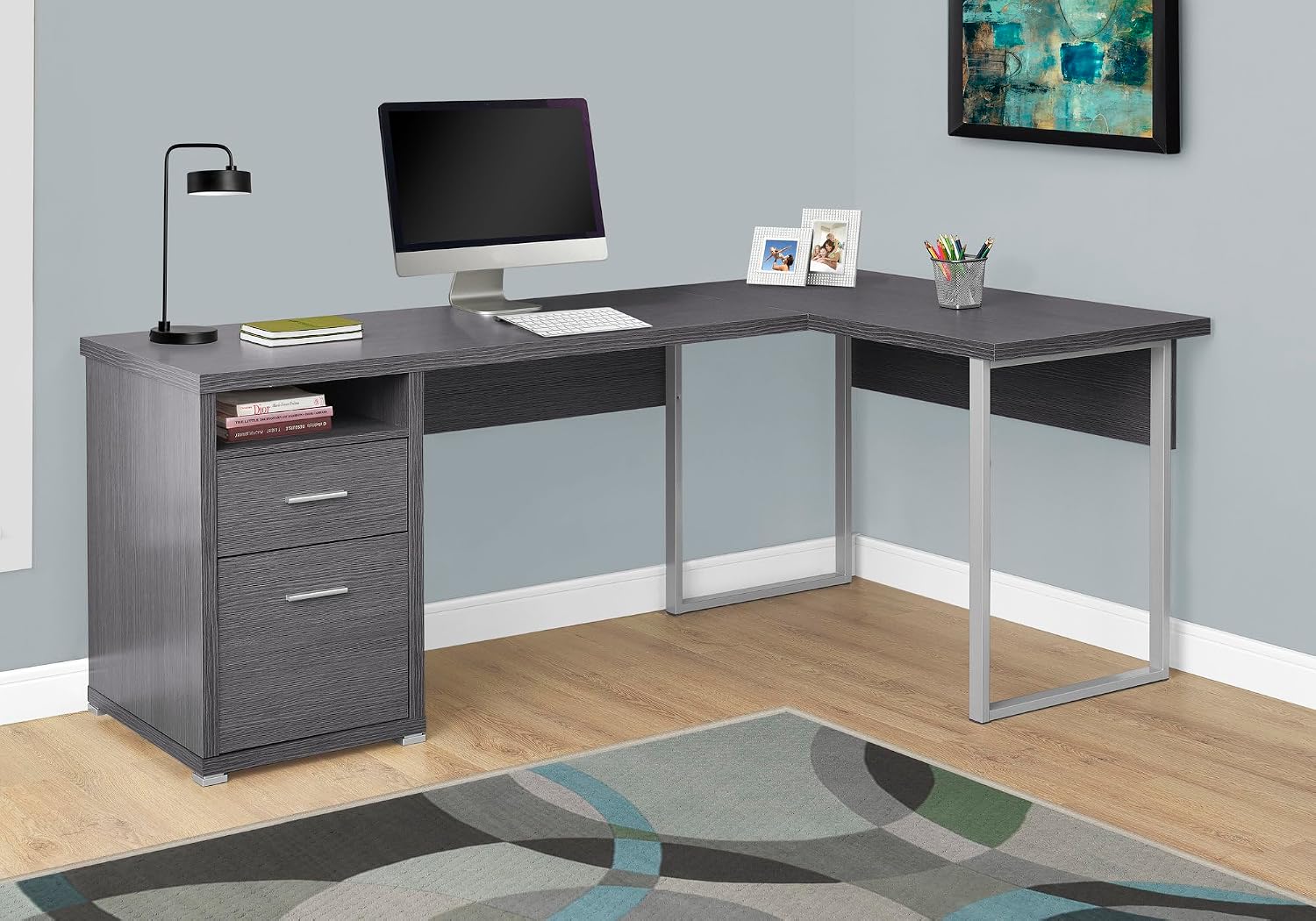 I 7257 Computertisch, Home-Off – Desk Setup L Shaped Bewertung und Preis