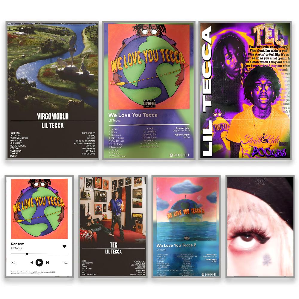L-Lil Tecca Album-Cover-Artwor – Desk Setup Poster Bewertung und Preis