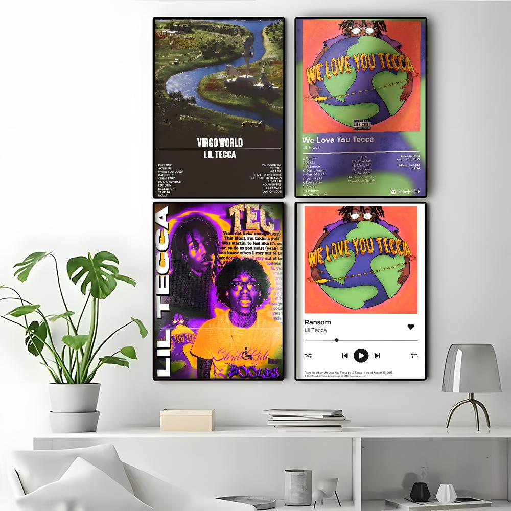 L-Lil Tecca Album-Cover-Artwor – Desk Setup Poster Bewertung und Preis