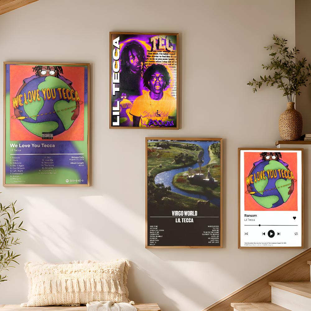 L-Lil Tecca Album-Cover-Artwor – Desk Setup Poster Bewertung und Preis